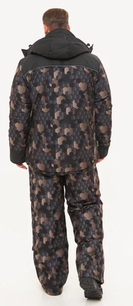 Изображение товара Костюм для охоты и рыбалки Huntsman Альтаир -45°C КМФ 001 соты хаки (р. 60-62/182-188)