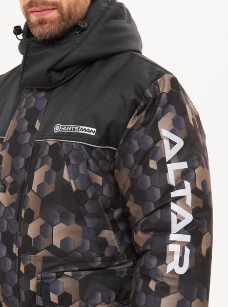 Изображение товара Костюм для охоты и рыбалки Huntsman Альтаир -45°C КМФ 001 соты хаки (р. 60-62/182-188)