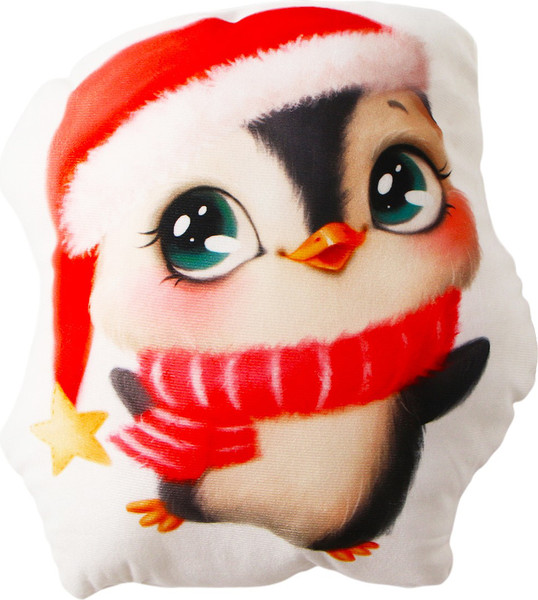 Изображение товара Подушка декоративная Этель Happy penguin / 10454195 (30x35, велюр)