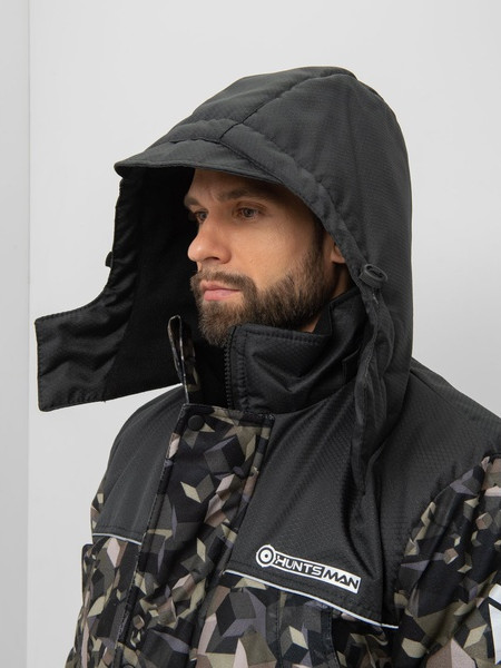Изображение товара Костюм для охоты и рыбалки Huntsman Альтаир -45°C КМФ 004 кубики (р.56-58/182-188)