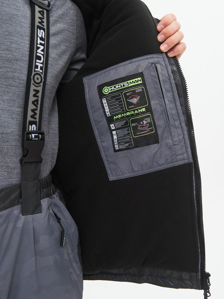 Изображение товара Костюм для охоты и рыбалки Huntsman Горка-Люкс -25°C Серый Breathable (р.48-50/182-188)