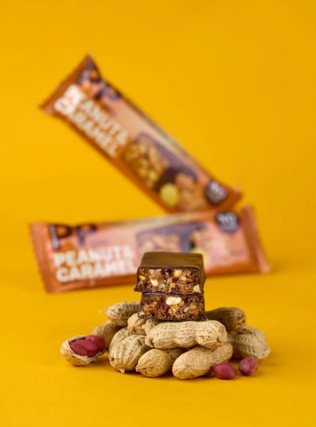 Изображение товара Набор протеиновых батончиков MAMAPAPA Мягкий грильяж с арахисом в темной глазури (24x40г)