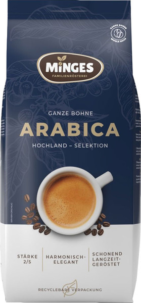 Изображение товара Кофе в зернах Minges Arabica (250г)