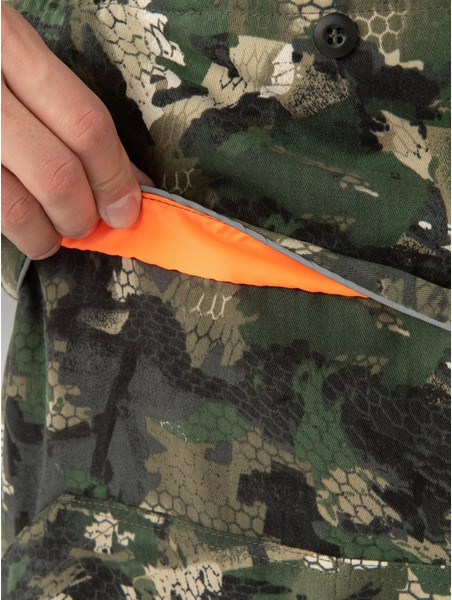 Изображение товара Костюм для охоты и рыбалки Huntsman Антигнус Люкс Зеленый питон Твил-Пич (р. 56-58/182-188)