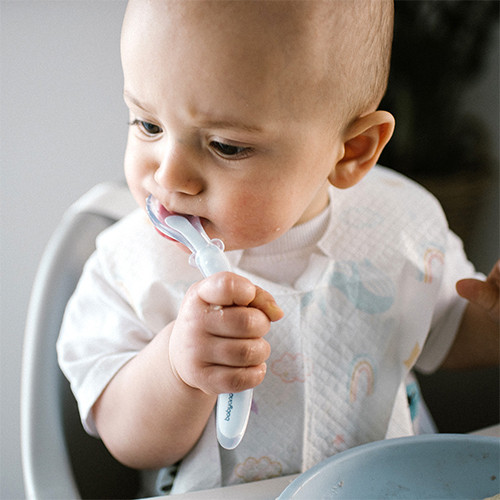 Изображение товара Ложка для кормления BabyOno 785/01 (голубой)