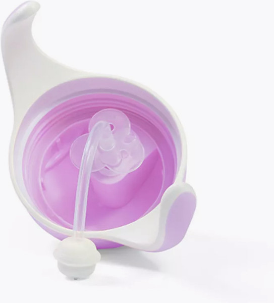 Изображение товара Поильник BabyOno С трубочкой / 1464/05 (240мл, лиловый)
