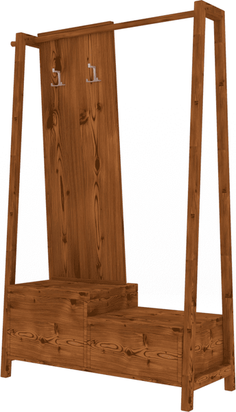 Изображение товара Вешалка для одежды ФанДОК Доната 4 Ф-137.4 (светлый орех)