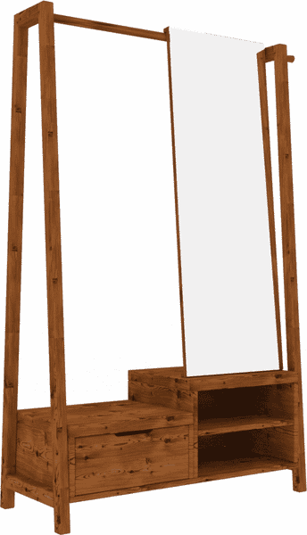 Изображение товара Вешалка для одежды ФанДОК Доната 4 Ф-137.4 (светлый орех)