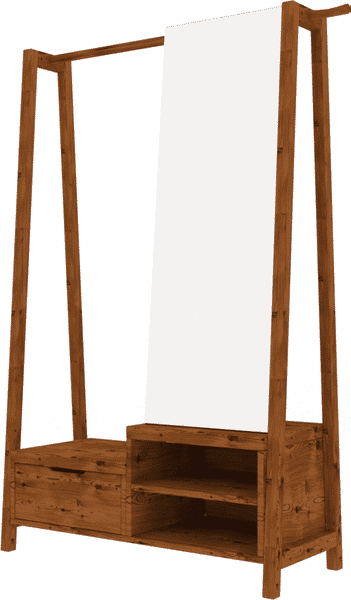 Изображение товара Вешалка для одежды ФанДОК Доната 4 Ф-137.4 (светлый орех)