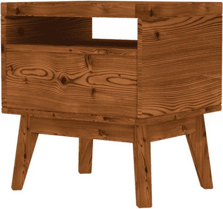 Изображение товара Прикроватная тумба ФанДОК Доната 3 Ф-137.3-01 (светлый орех)