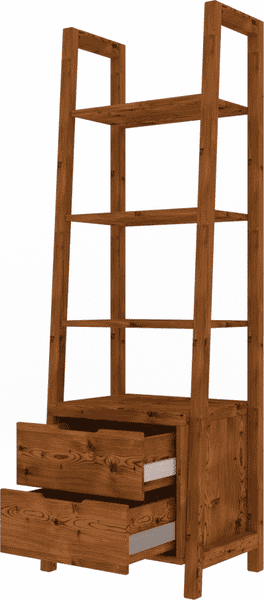 Изображение товара Стеллаж ФанДОК Доната 6 Ф-137.6-01 (светлый орех)