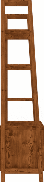 Изображение товара Стеллаж ФанДОК Доната 6 Ф-137.6-01 (светлый орех)