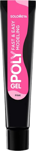 Изображение товара Моделирующий гель для ногтей Solomeya Polygel Fast & Easy Modeling PG03 розовый (15мл)