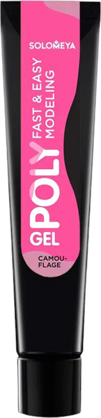 Изображение товара Моделирующий гель для ногтей Solomeya Polygel Fast & Easy Modeling PG04 камуфляж (15мл)
