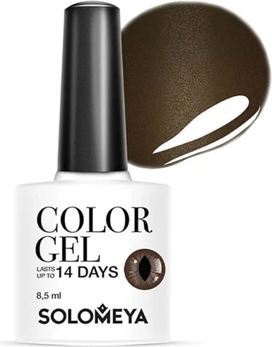 Изображение товара Гель-лак для ногтей Solomeya Color Gel Cat Eye тон 54 Dark Brown (8.5мл)