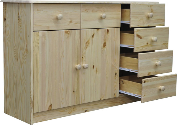 Изображение товара Тумба Dipriz Ром 2 дверки 6 ящиков Д.1348.2 (лак)