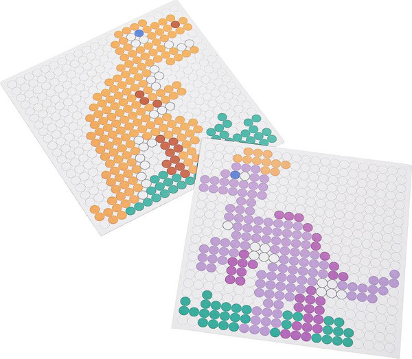 Изображение товара Развивающая игра MultiArt Термомозаика Динозавры / IB400-DINO