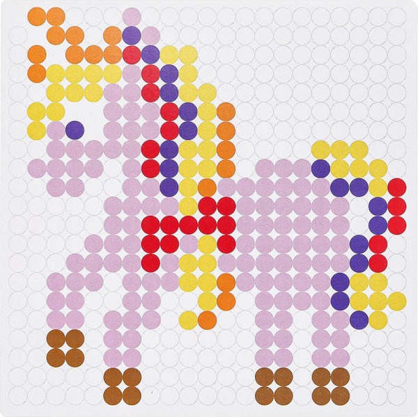Изображение товара Развивающая игра MultiArt Термомозаика Единорог / IB400-UNIC