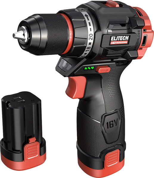 Изображение товара Аккумуляторная дрель-шуруповерт Elitech CD 16L2 (205715)