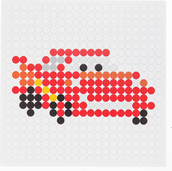 Изображение товара Развивающая игра MultiArt Термомозаика Гоночная машинка / IB400-CAR