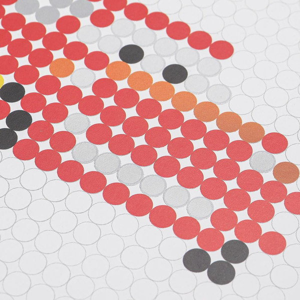 Изображение товара Развивающая игра MultiArt Термомозаика Гоночная машинка / IB400-CAR