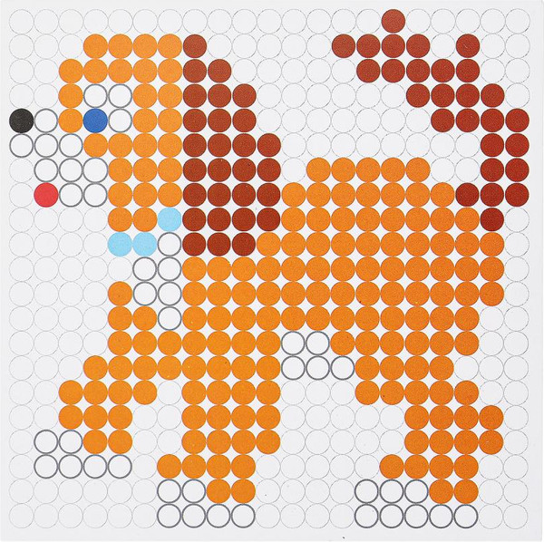 Изображение товара Развивающая игра MultiArt Термомозаика Собака / IB400-DOG