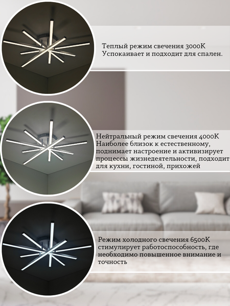 Изображение товара Потолочный светильник Mirastyle XL-60123/5B SWT
