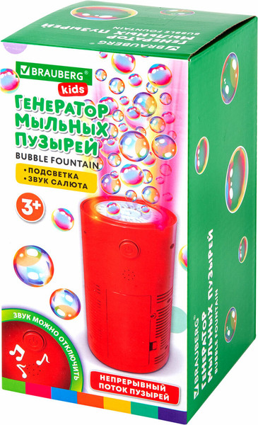 Изображение товара Набор мыльных пузырей Brauberg Фонтан / 665150 (240мл)