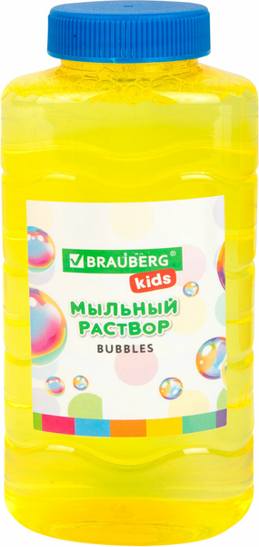 Изображение товара Генератор мыльных пузырей детский Brauberg Двойные пузыри / 665151 (250мл)