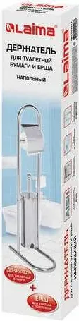 Изображение товара Стойка для туалетной бумаги с ершиком Laima 609079