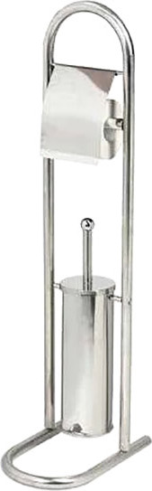 Изображение товара Стойка для туалетной бумаги с ершиком Laima 609079