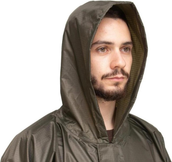 Изображение товара Плащ для охоты и рыбалки Helios Ветровлагозащитный / T-PL-VVZ-PU 5000-4XL-002 (р.58, зеленый)