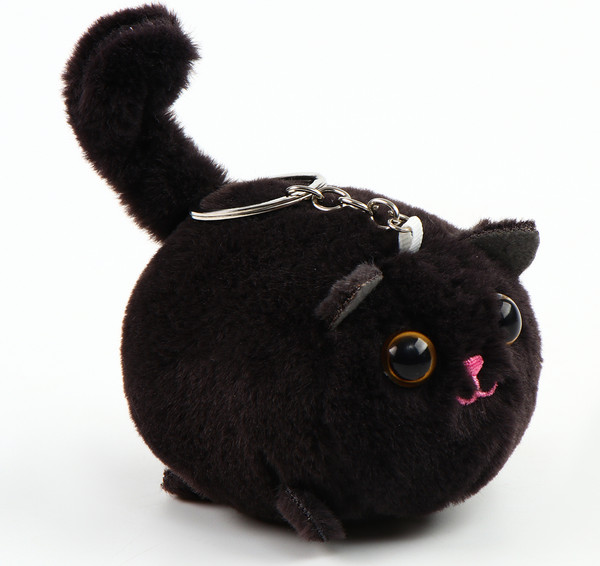 Изображение товара Брелок Sima-Land Кот на брелоке / 10091818 (черный)