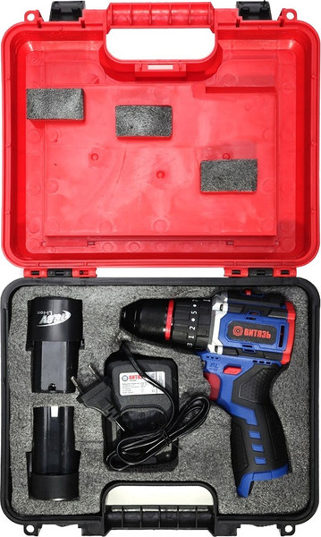 Изображение товара Аккумуляторная дрель-шуруповерт ВИТЯЗЬ ДА-1016-У10М