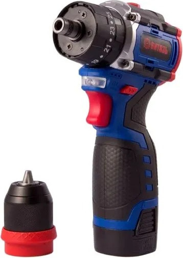 Изображение товара Аккумуляторная дрель-шуруповерт ВИТЯЗЬ ДА-1016-У10М БСП