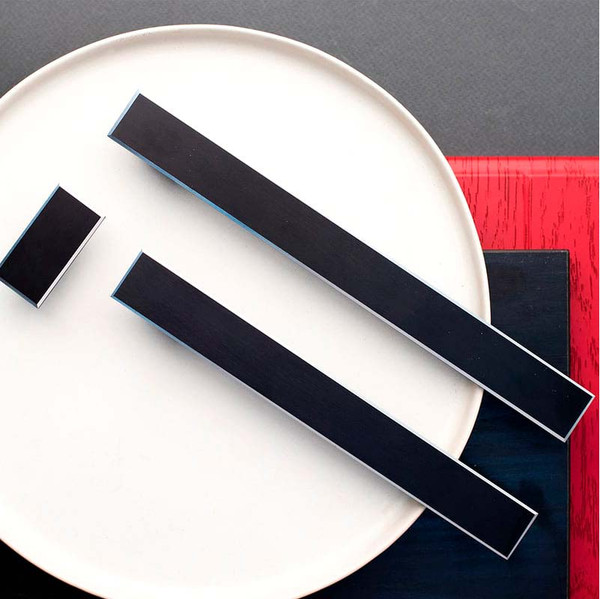 Изображение товара Ручка для мебели Kerron S-4130-192 BL (матовый черный)