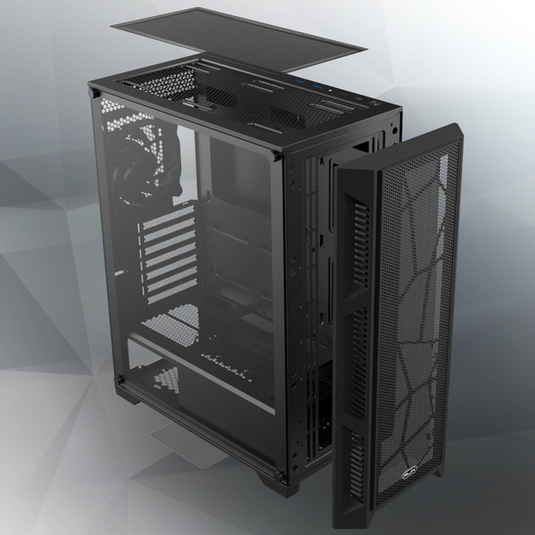 Изображение товара Корпус для компьютера Raijintek Arcadia III V2 0R20B00249 (черный, без БП)