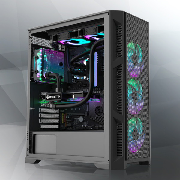 Изображение товара Корпус для компьютера Raijintek Arcadia III V2 0R20B00249 (черный, без БП)