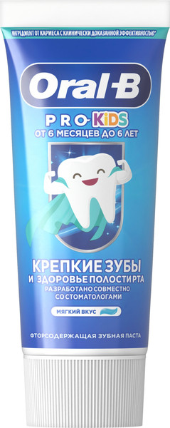 Изображение товара Зубная паста Oral-B Kids мягкий вкус (50мл)