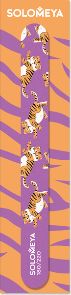Изображение товара Пилка для ногтей Solomeya Cute tiger 180/220 грит / 06-955