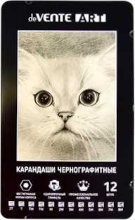 Изображение товара Набор простых карандашей deVente Art 8M-2Т / 5030404 (12шт)