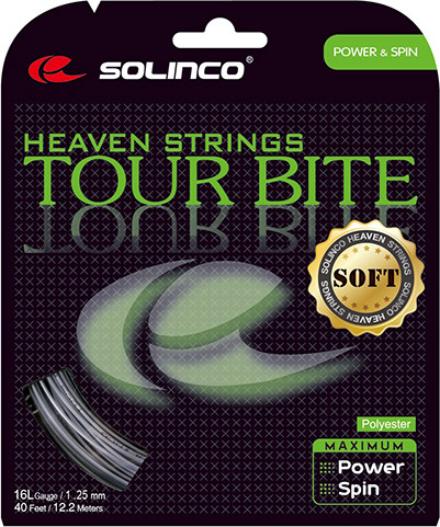 Изображение товара Струна для теннисной ракетки Solinco Tour Bite SOFT/1.25мм / 1920067 (12.5м)