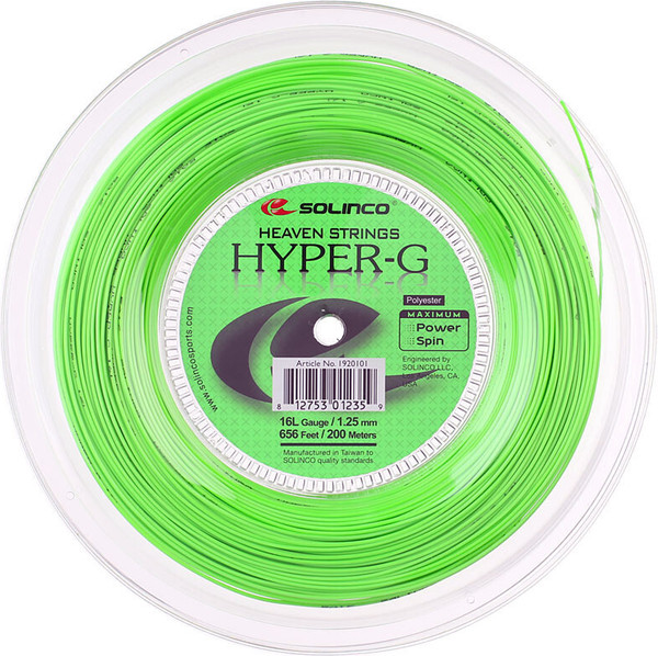 Изображение товара Струна для теннисной ракетки Solinco Hyper-G 16L /1.25мм / 1920101 (200м)