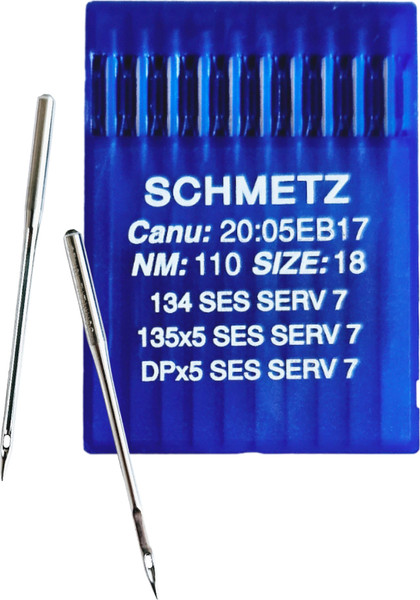 Изображение товара Набор игл для промышленной швейной машины Schmetz DPx5 110 SES Sch-10 (10шт, для трикотажа)