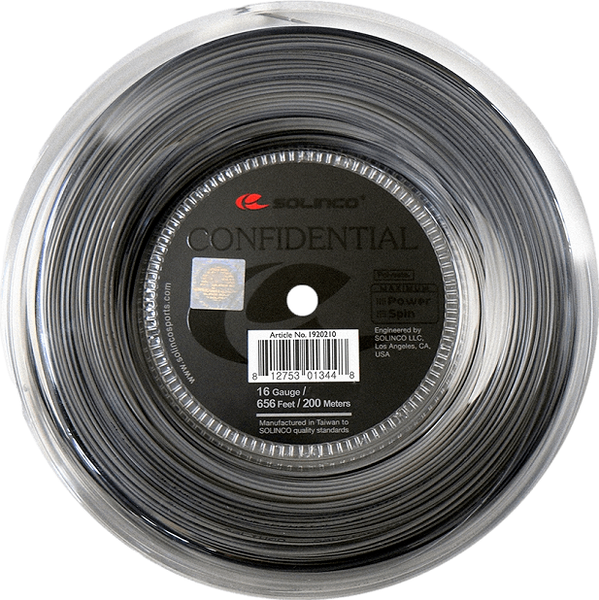 Изображение товара Струна для теннисной ракетки Solinco Confidential 16L/1.25мм / 1920211 (200м)