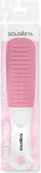 Изображение товара Терка для ног Solomeya Pink Quartz 80/150 грит с микромассажем / 06-801