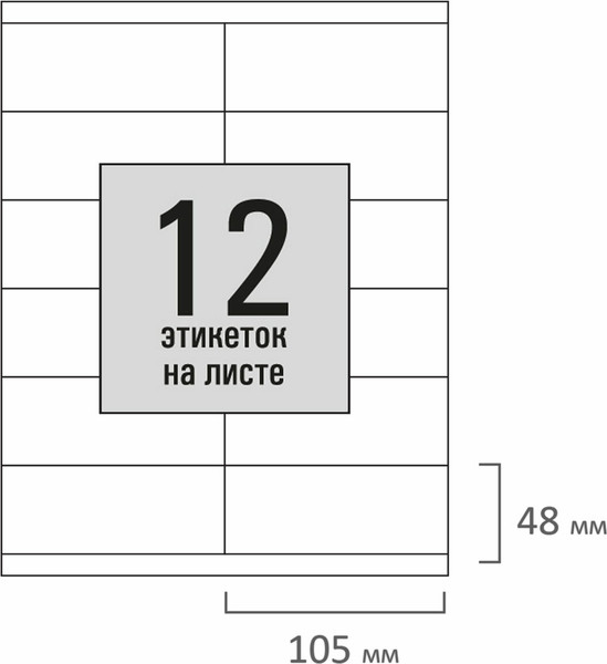 Изображение товара Набор этикеток Staff 115648