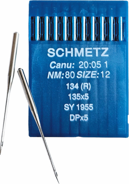 Изображение товара Набор игл для промышленной швейной машины Schmetz DPx5 80 Sch-10 (10шт, универсальные)