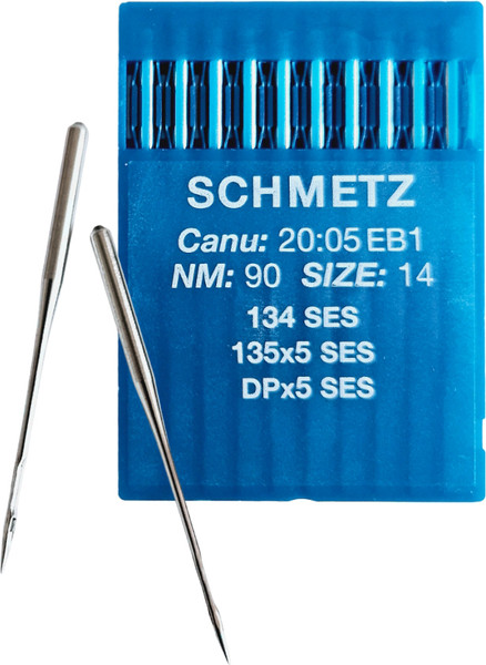 Изображение товара Набор игл для промышленной швейной машины Schmetz DPx5 90 SES Sch-10 (10шт, для трикотажа)