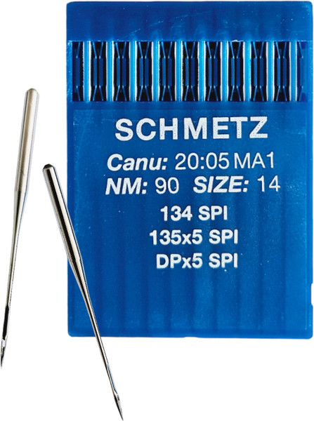 Изображение товара Набор игл для промышленной швейной машины Schmetz DPx5 90 SPI Sch-10 (10шт, для шелка)
